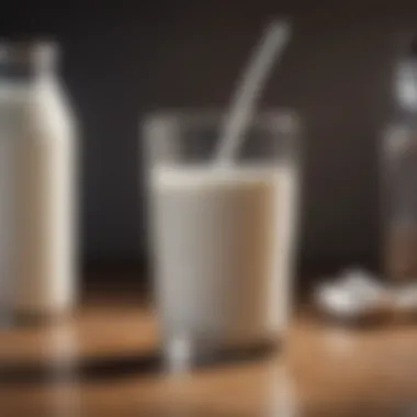 Infographic summarizing health benefits of milk