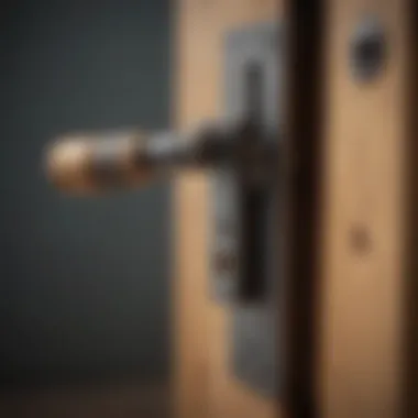 Maintenance guide for mortise locks displaying tools and techniques