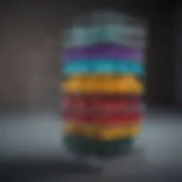 Graphical representation of OLAP architecture layers.