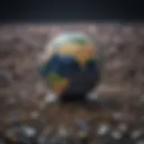 A visual representation of global population growth trends over the decades