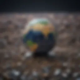A visual representation of global population growth trends over the decades