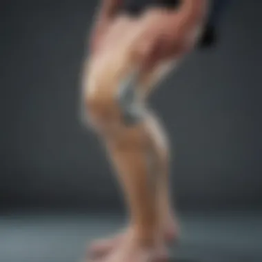 Rehabilitation for Prosthetic Knee Users Diagram illustrating the rehabilitation process for prosthetic knee users