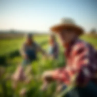 Farmers observing the benefits of regenerative practices