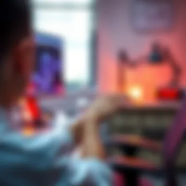 Ergonomic workstation setup to prevent wrist strain