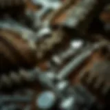 Ancient silver hoard discovery in an archaeological site