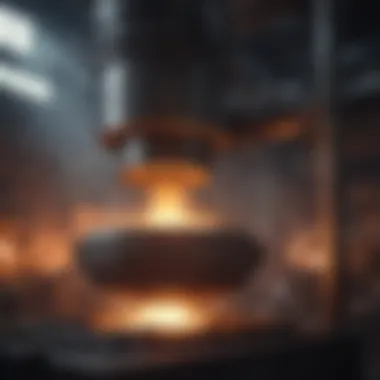 High-Temperature Smelting Furnace Advanced smelting furnace showcasing high-temperature operation