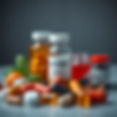 Key Nutritional Supplements Nutritional supplements representing various vitamins and minerals