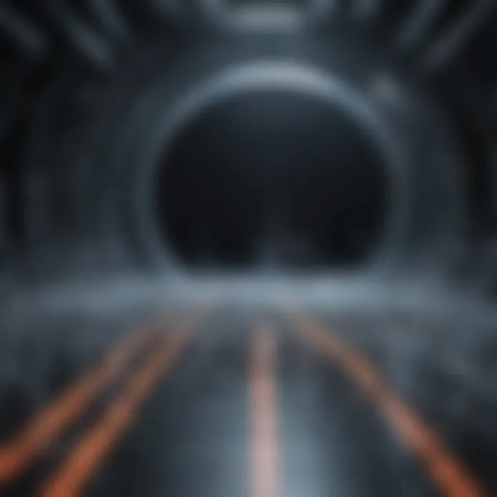 An illustration of an echo chamber effect with sound waves