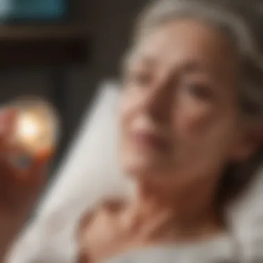 Relaxation Techniques for Better Sleep An elderly person engaging in relaxation techniques before bedtime
