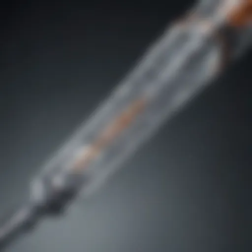 Close-up view of the Penumbra Microcatheter showcasing its intricate design.