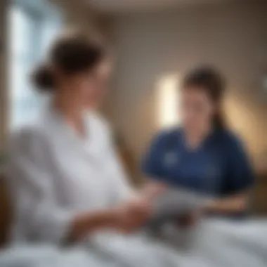 Tailored Education for Patient Engagement Patient receiving personalized educational materials