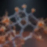 Illustration of THC molecular structure