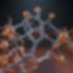 Illustration of THC molecular structure