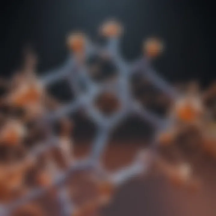 Illustration of THC molecular structure