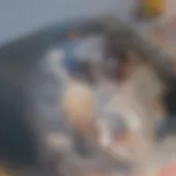 Close-up of a dental polishing tool in action