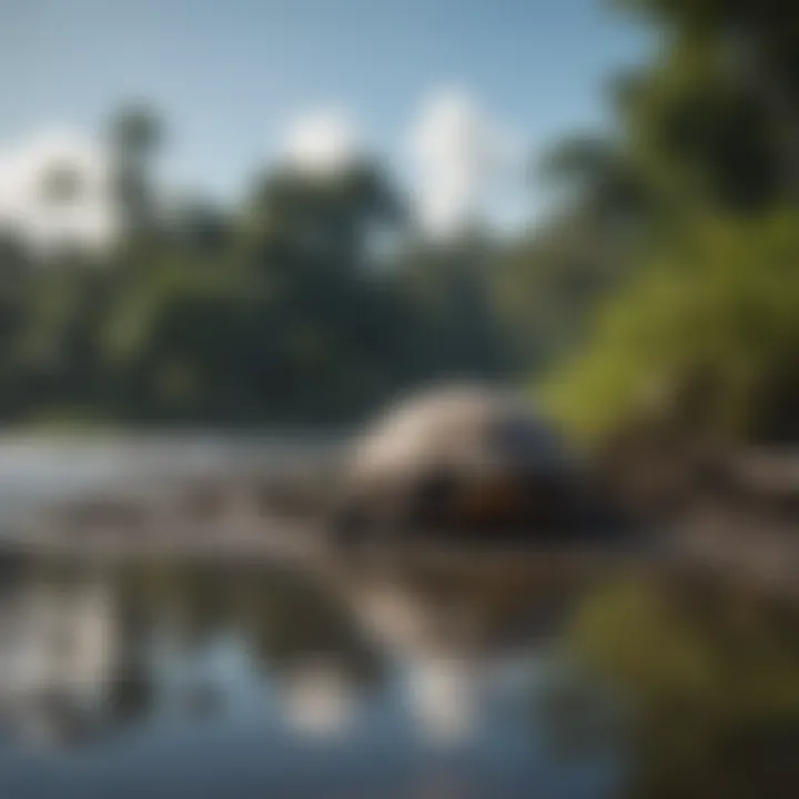 A pristine beach in Tortuguero, Costa Rica, showcasing turtle nesting sites