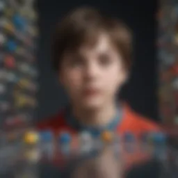 A visual representation of repetitive behaviors in autism, showcasing various forms and manifestations.