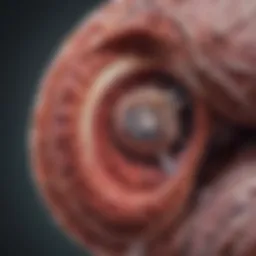 Diagram illustrating the anatomy of bilateral renal cysts