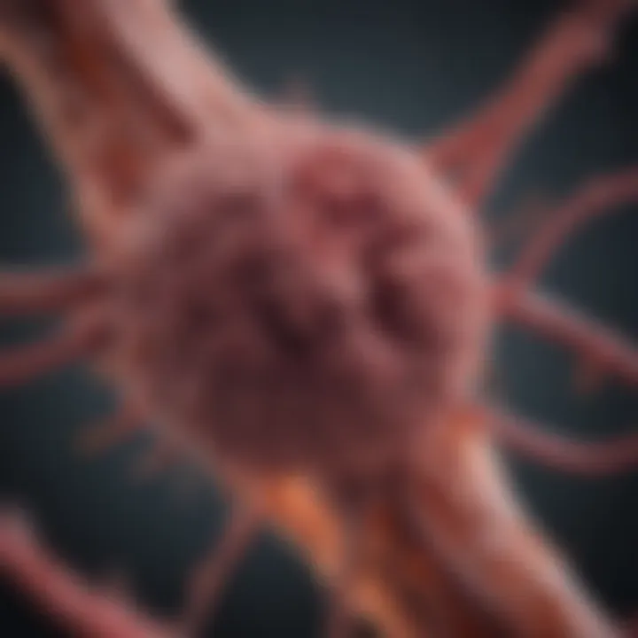 Graph showcasing recent advancements in research related to colon cancer liver metastasis
