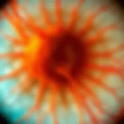 Detailed anatomy of the retinal nerve fibers affected by diabetic conditions