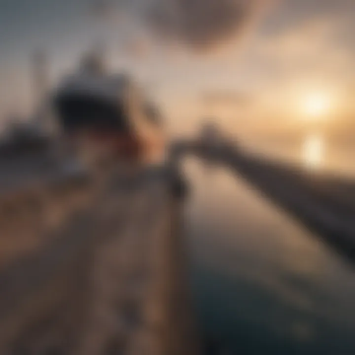 Graph depicting the environmental impacts of LNG production and distribution