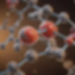 Diagram illustrating the biochemical structure of M protein