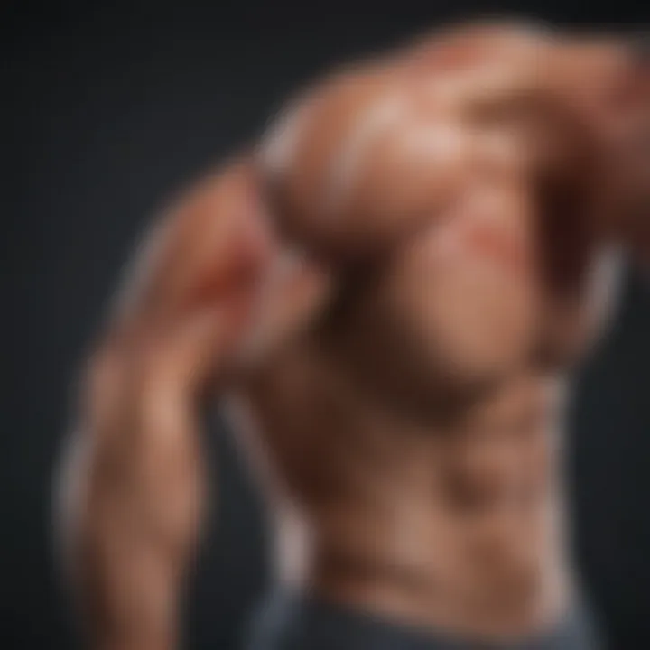 Graphic representation of the types of muscle soreness
