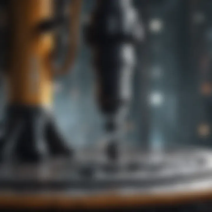 Innovative Technology in Drilling Close-up of advanced drilling technology and equipment