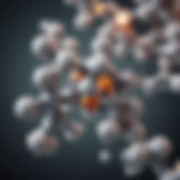 Illustration of niacin chemical structure