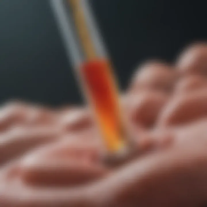 Illustration of factors influencing uric acid levels