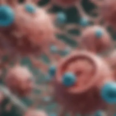 Biological Mechanisms Behind Cyst Formation Illustration depicting the biological mechanisms of cyst formation in the ovaries
