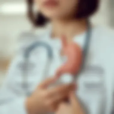 Infographic depicting symptoms associated with pancreatic insufficiency