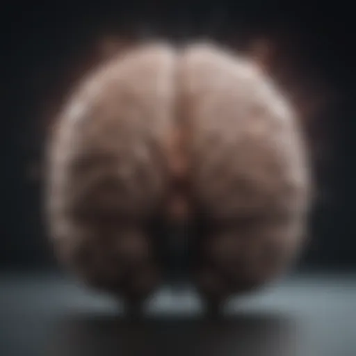 Illustration depicting the brain's response to trauma