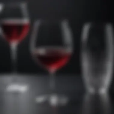 Riedel glassware showcasing elegant design