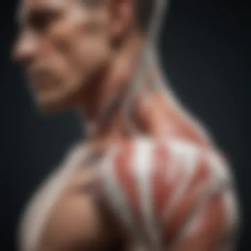 Diagram of rotator cuff anatomy highlighting key muscles and tendons