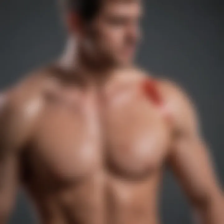 Flowchart outlining treatment options for rotator cuff injuries