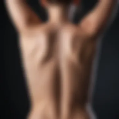 Conceptual image of therapeutic interventions for managing scoliosis