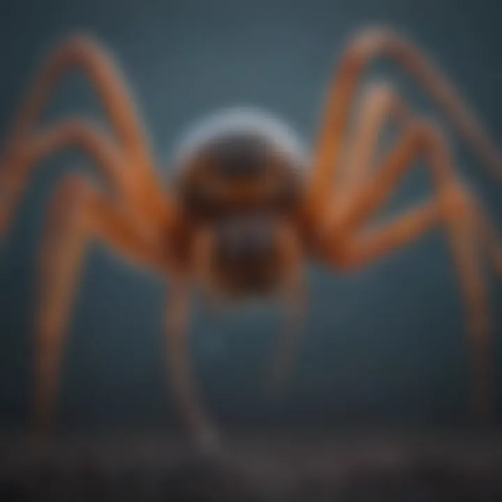 Detailed illustration of spider venom mechanisms