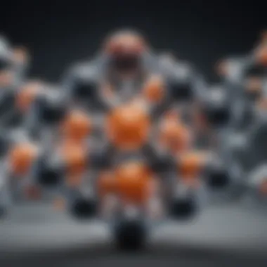 Molecular Insights into Cognitive Enhancers A molecular structure representing synthetic nootropics