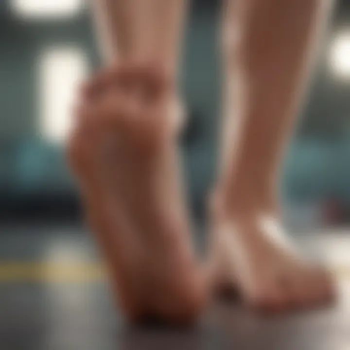 Infographic detailing preventive measures against athlete's foot