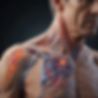 Connection Between Rheumatoid Arthritis and Lung Function Diagram illustrating the connection between rheumatoid arthritis and lung function