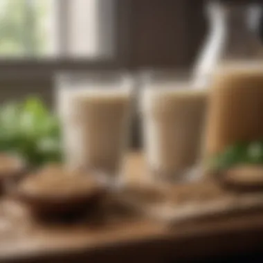 Nutritional Insights of Soy Milk Ingredients Illustration of the nutritional benefits of soy milk ingredients