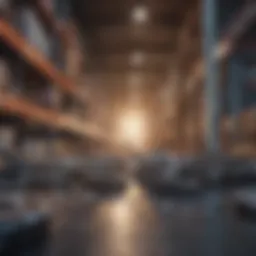 Visual representation of supply chain components