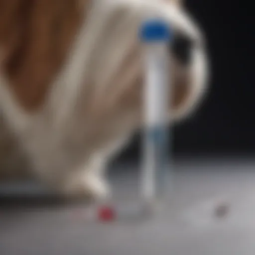 Vetsulin vial with insulin syringe